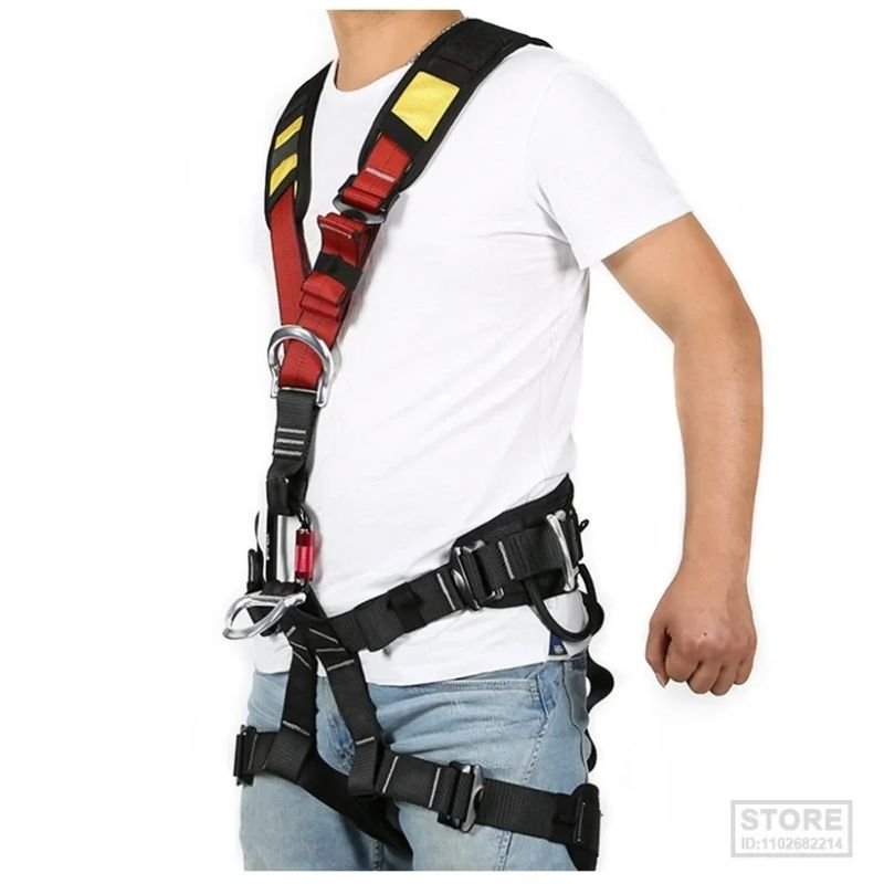 Outdoor Aerial Work Rock Climbing Rescue Body Overhead Safety Belt Climbing Harnesses