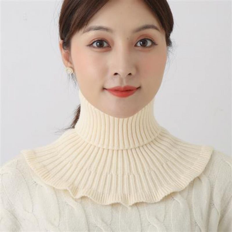 Autumn Winter Women High Collar Neck False Collar