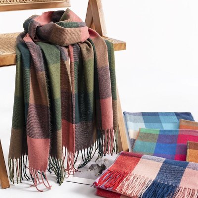 Autumn Winter Women Fashion Warm Cold-Proof Cashmere Scarf